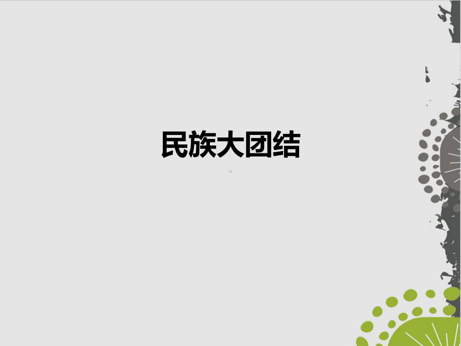 部编版历史《民族大团结》1课件.ppt_第1页