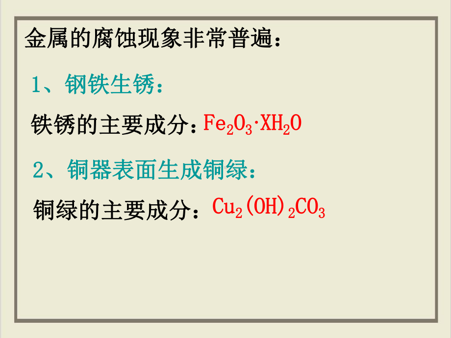 课件《金属的腐蚀》优秀课件完美版-人教版1.ppt_第3页