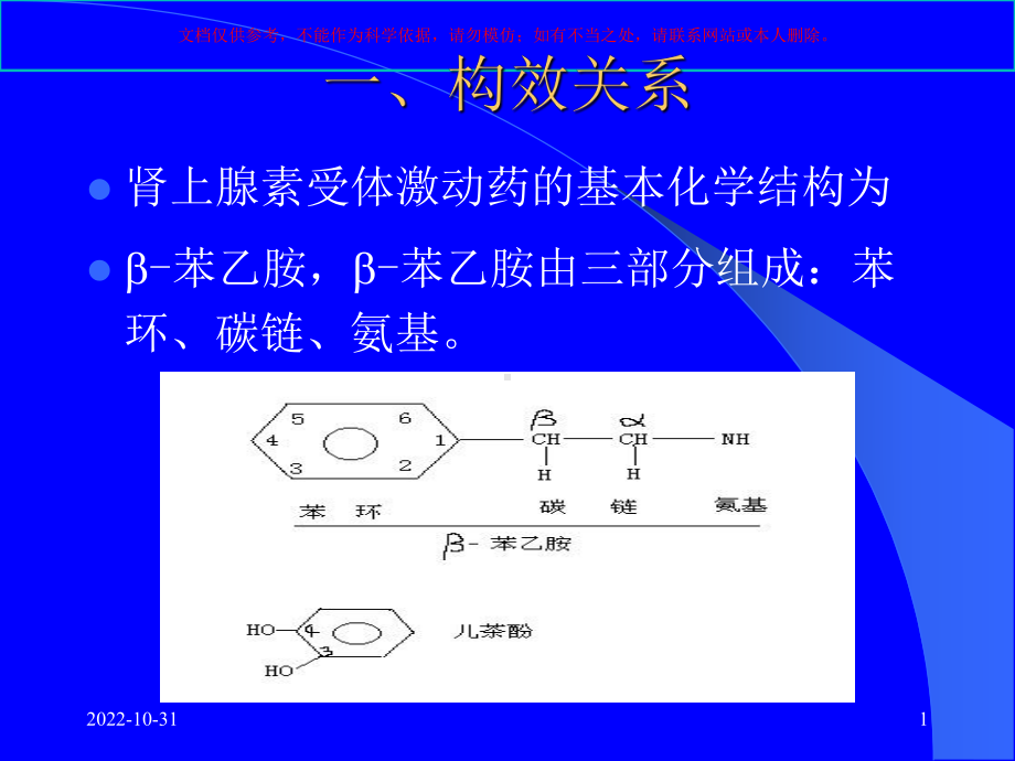 药理学肾上腺素受体激动药专题知识宣讲课件.ppt_第1页