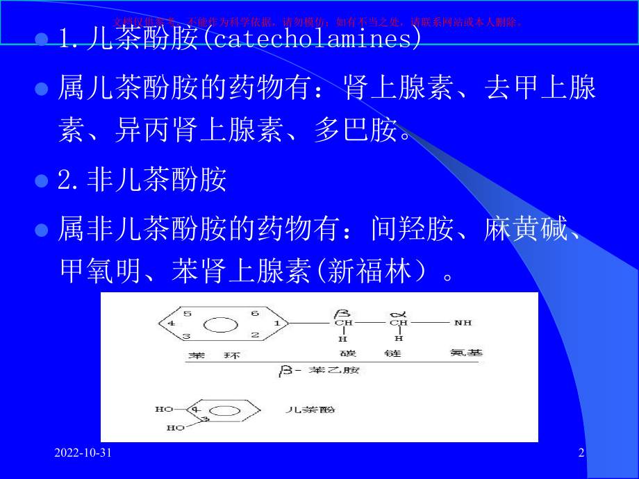 药理学肾上腺素受体激动药专题知识宣讲课件.ppt_第2页