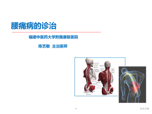 腰痛病的诊治课件.ppt