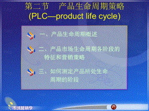 产品生命周期策略市场营销策略(-31张)课件.ppt