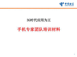 手机专家团队培训材料(修改版)-共28张课件.ppt