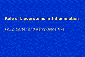 脂蛋白在动脉粥样硬化炎症中的作用优选课件.ppt