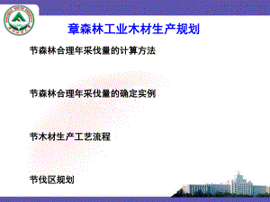 森林工业木材生产规划及工艺流程(-119张)课件.ppt