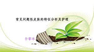 问题性皮肤的特征分析及护理(痤疮)课件.ppt