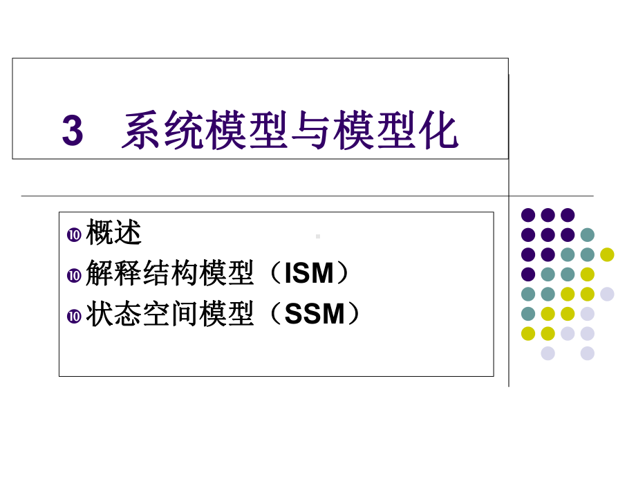 系统工程第三章系统模型与模型化课件.ppt_第1页