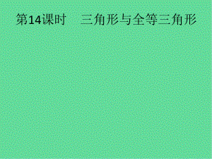 人教中考数学总复习几何初步知识与三角形三角形与全等三角形课件.pptx