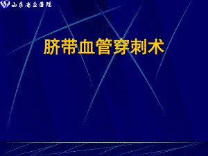 脐带血管穿刺术课件.ppt