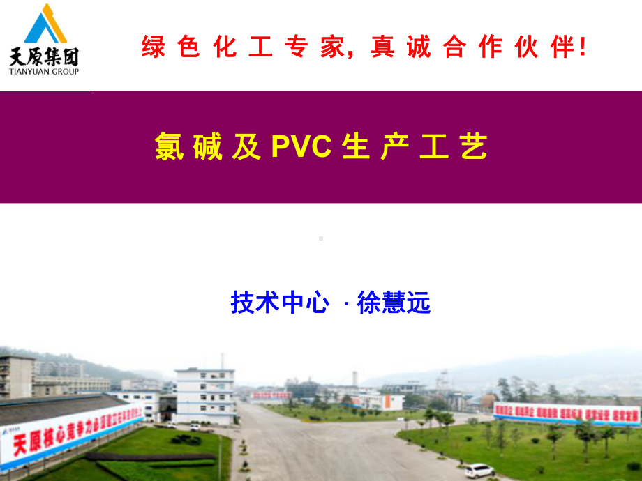 氯碱及PVC生产工艺课件.ppt_第1页