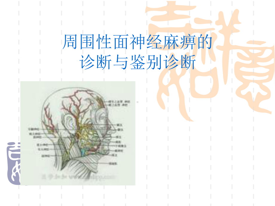 面神经麻痹的诊断与鉴别诊断课件.ppt_第1页