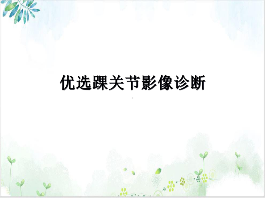 踝关节影像诊断培训课程课件.ppt_第2页