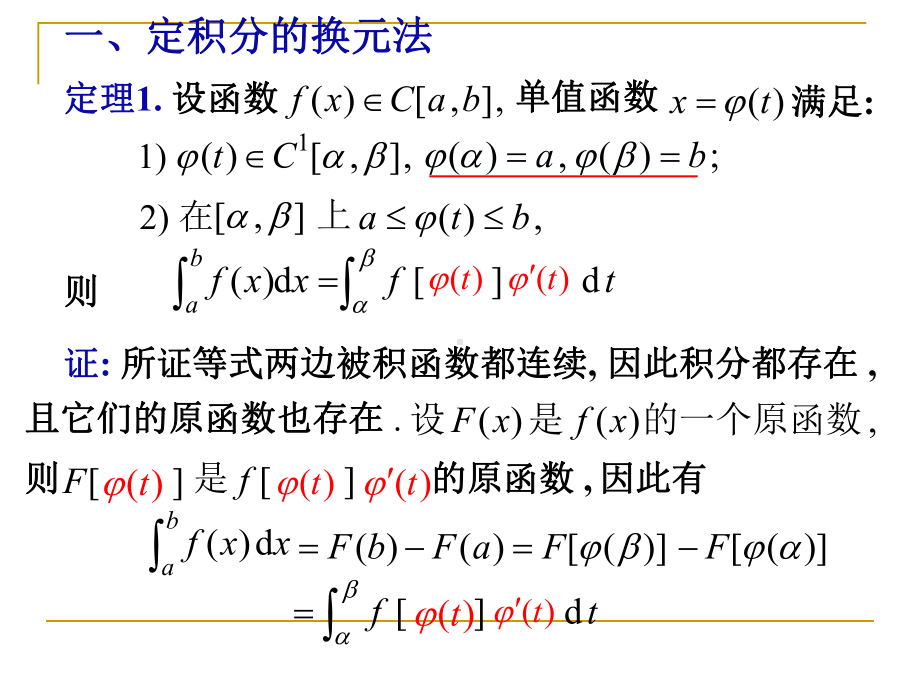 定积分第三节定积分的换元法和分部积分法课件.ppt_第3页