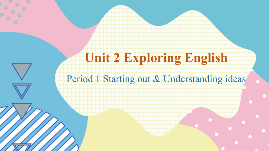 Unit 2 Starting out & Understanding ideas 课前自主学习（ppt课件）-2022新外研版（2019）《高中英语》必修第一册.pptx_第1页