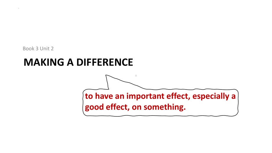 Unit 2 Making a difference Sarting out&Understanding ideas（ppt课件）-2022新外研版（2019）《高中英语》必修第三册.pptx_第1页