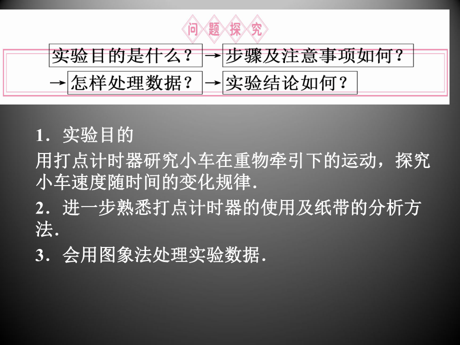 探究小车速度与时间的关系课件.pptx_第3页