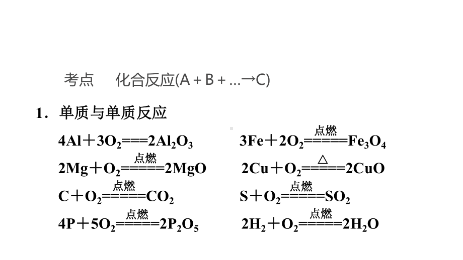 中考化学专题突破--化学反应的类型课件.pptx_第3页