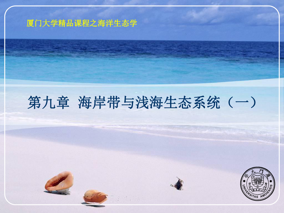 海洋生态学-第九章课件.ppt_第1页