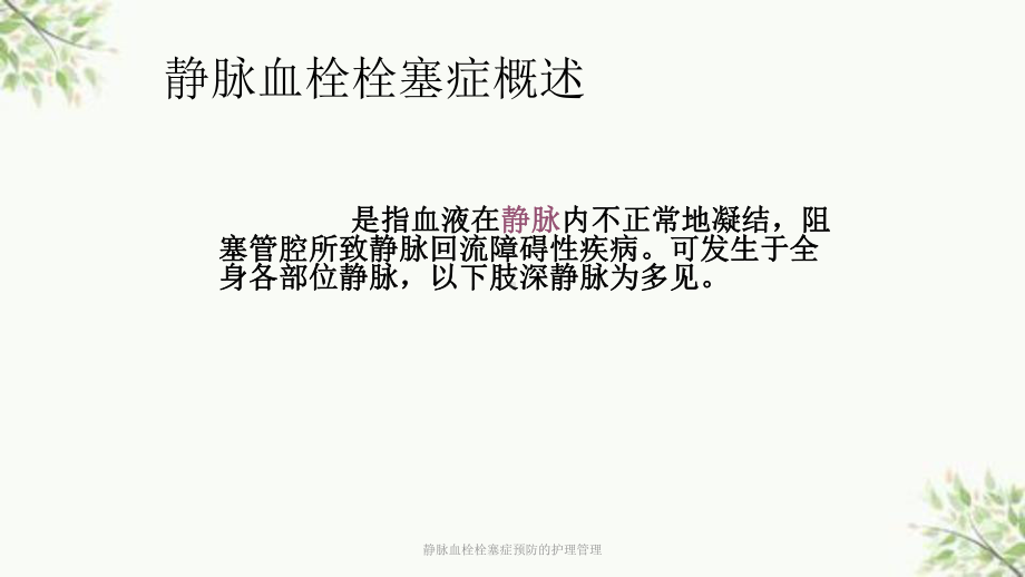 静脉血栓栓塞症预防的护理管理课件.ppt_第2页