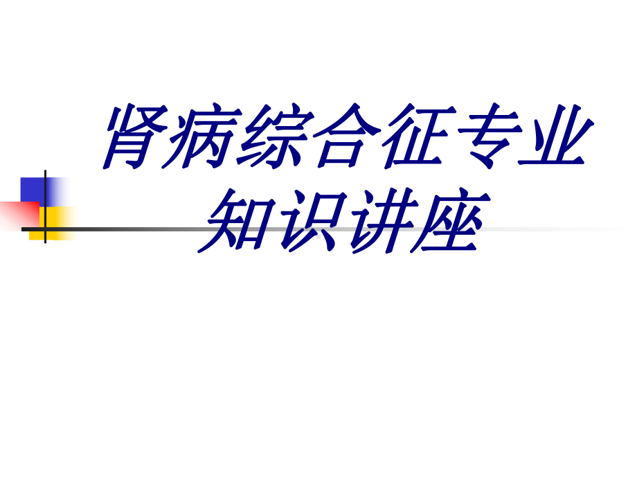 肾病综合征专业知识讲座培训课件-2.ppt_第1页