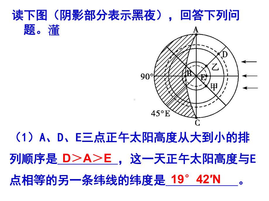 正午太阳高度的变化曲线图课件.ppt_第3页