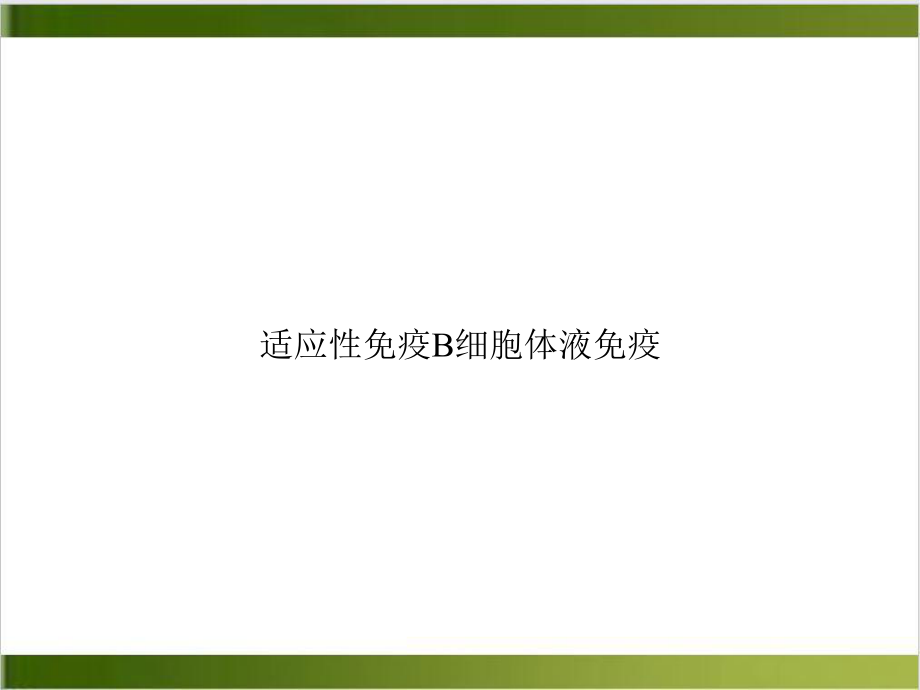 适应性免疫B细胞体液免疫课件.ppt_第1页