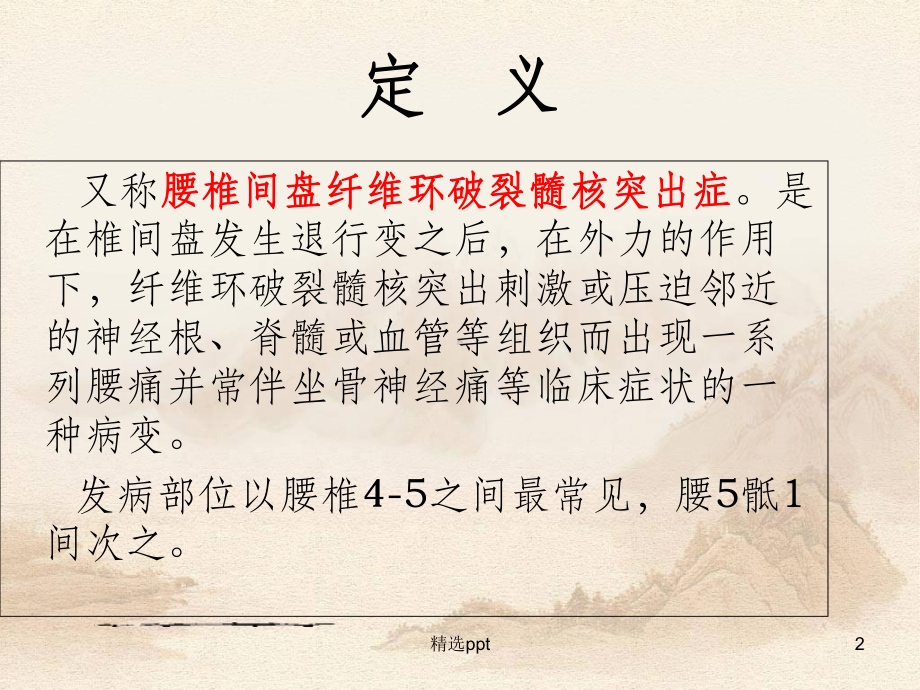 腰椎间盘突出症的康复治疗课件.ppt_第2页