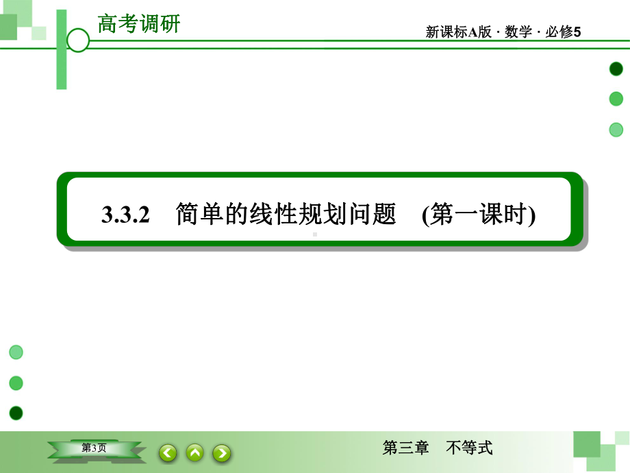 人教A版高中数学必修5课件3-3-2简单的线性规划问题.ppt_第3页