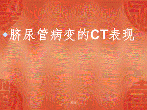 脐尿管病变的CT表现课件-2.ppt