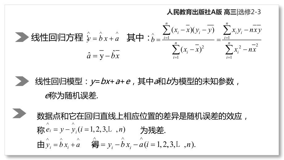 人教A版高中数学选修2-3课件-数学人教A版高中选修2-3第三章-统计案例-回归分析的基本思想及其初步应用课件.pptx_第2页