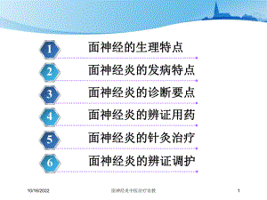 面神经炎中医治疗宣教培训课件.ppt