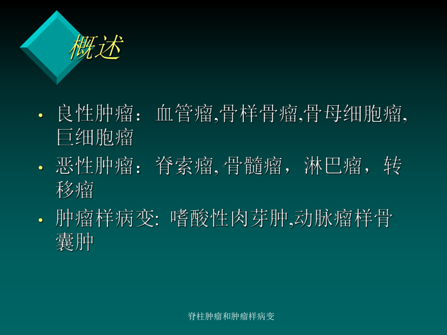 脊柱肿瘤和肿瘤样病变课件.ppt_第3页