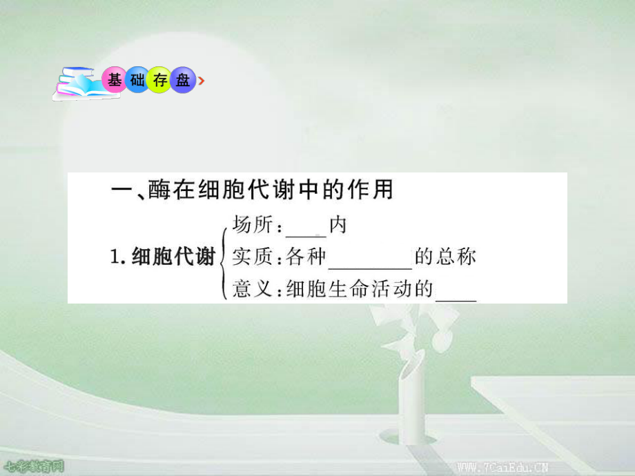 生物必修ⅰ人教新课标51降低化学反应活化能的酶课件.ppt_第3页