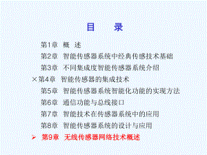 智能传感器系统无线传感器网络技术概述课件.ppt