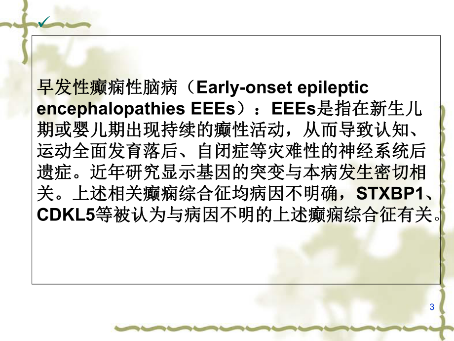 早发性癫痫性脑病与相关基因医学课件.ppt_第3页