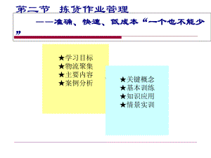 拣选作业管理培训课件(-94张).ppt