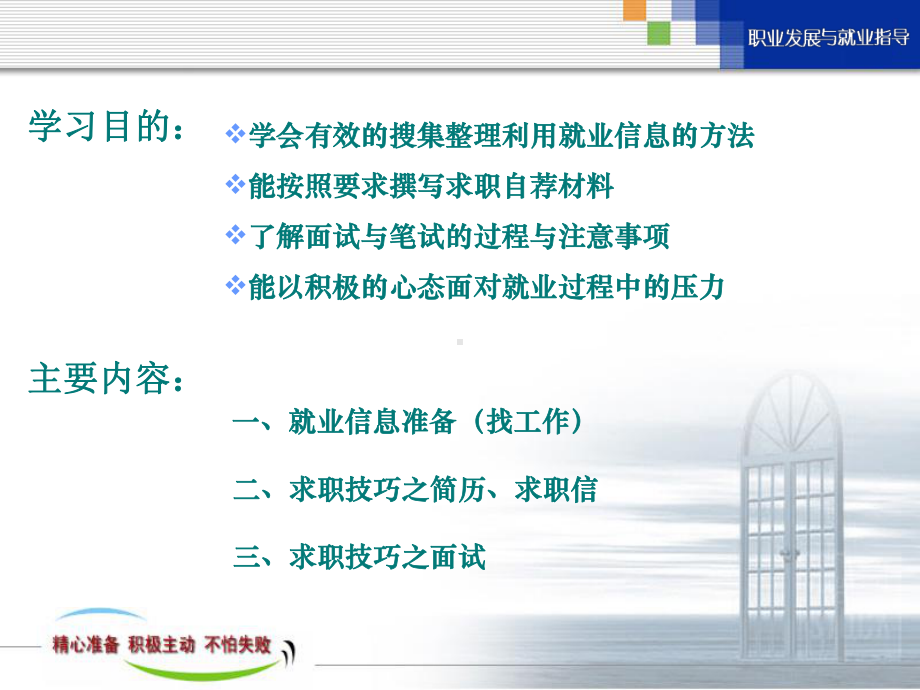 树立正确的择业观念走好人生第一步课件.ppt_第2页