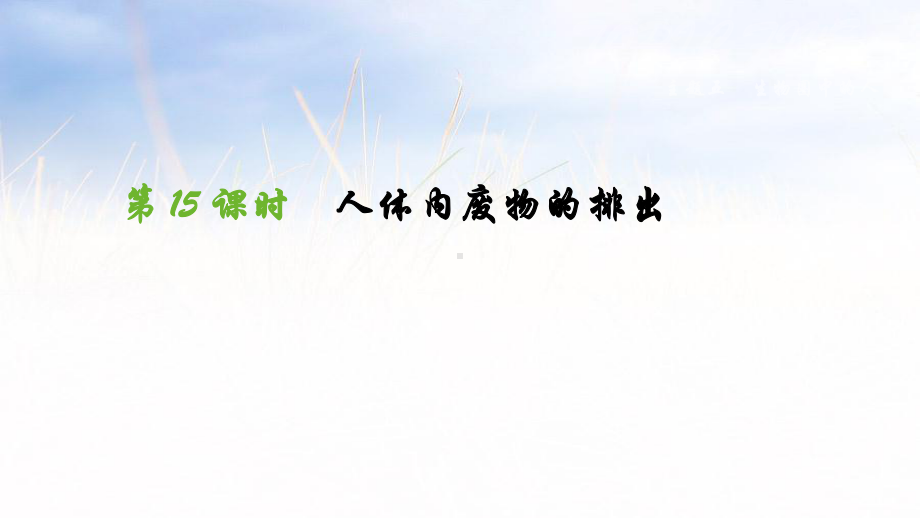 第15课时-人体内废物的排出课件.pptx_第1页