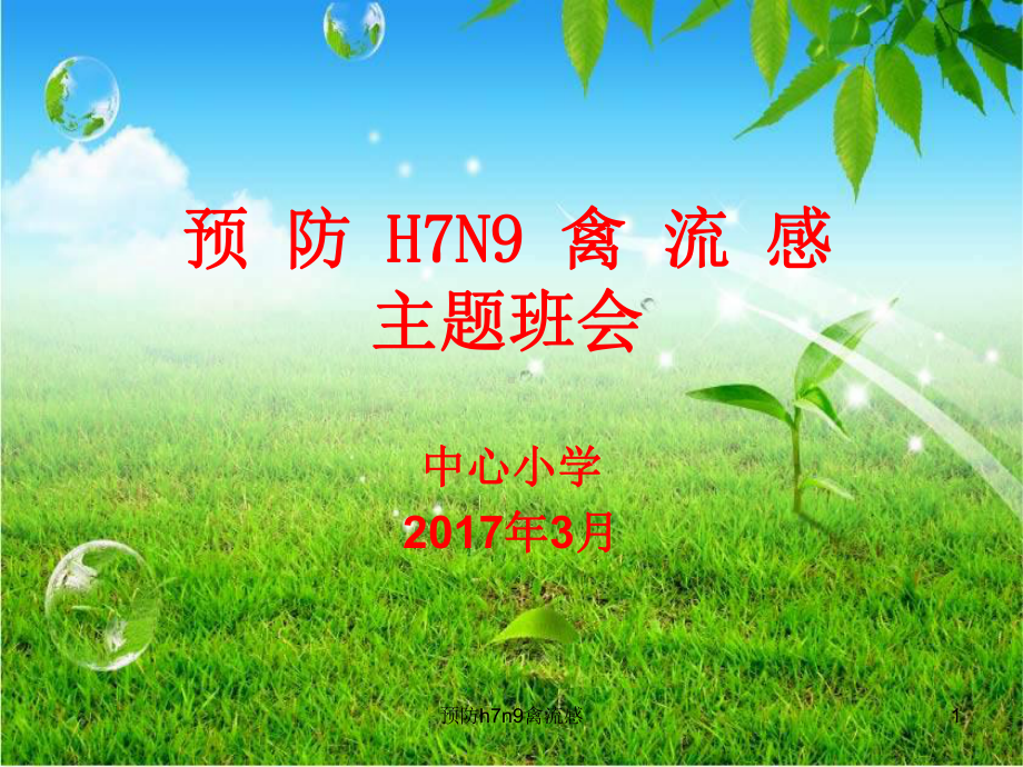 预防h7n9禽流感课件.ppt_第1页