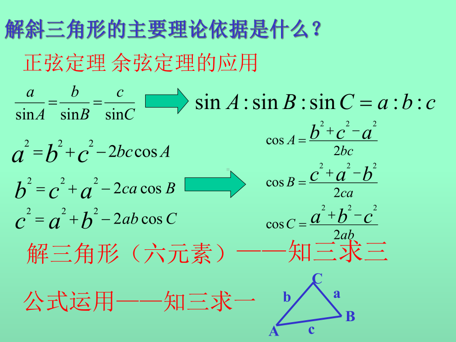 数学必修五北师大版-23-解三角形的实际应用举例-(共17张)课件.ppt_第3页