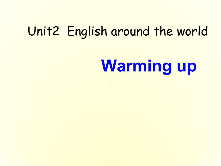 人教新课标高中英语必修1-Unit2-English-around-the-world-上学期课件.ppt--（课件中不含音视频）_第1页