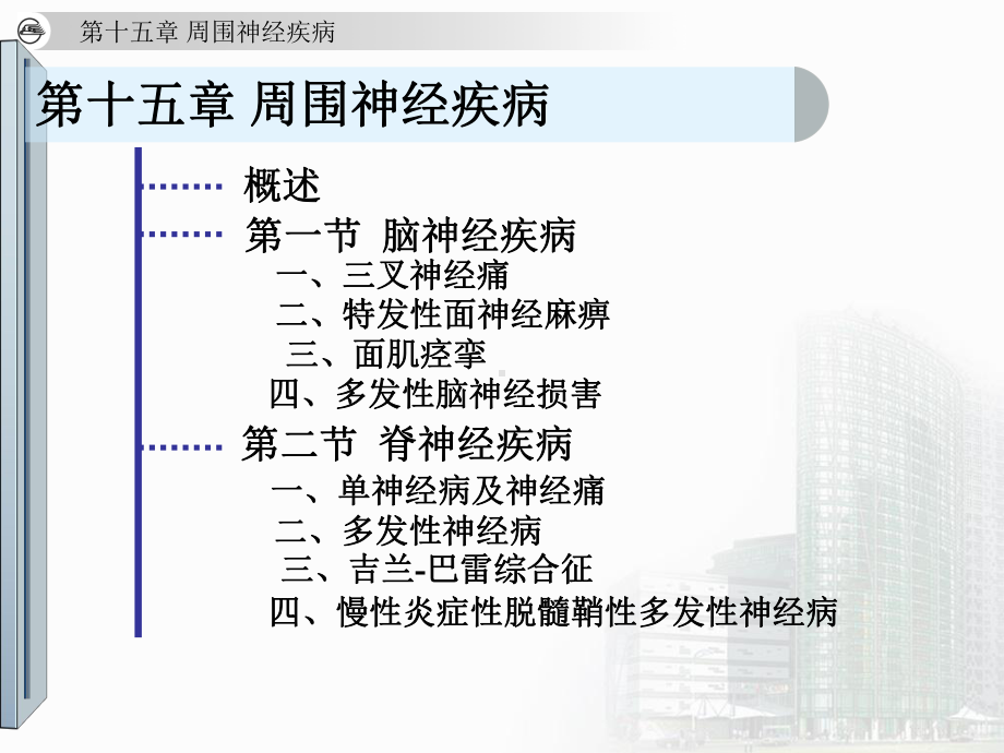 神经内科本科教材-第十五章-周围神经疾病课件.ppt_第1页