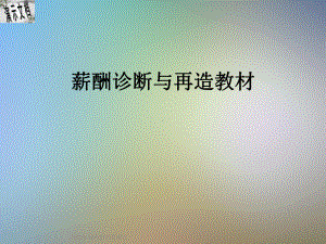 薪酬诊断与再造教材课件.ppt