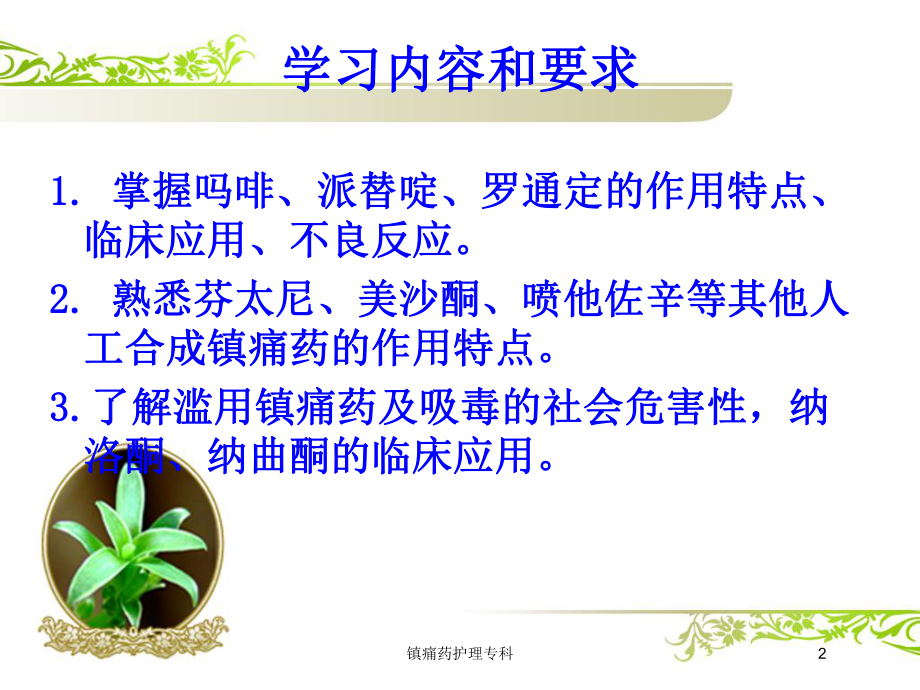 镇痛药护理专科培训课件.ppt_第2页