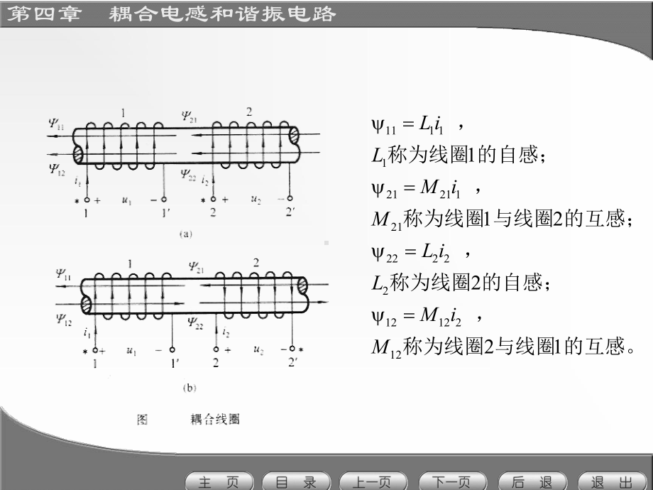 电路及磁路第三版第04章耦合电感和谐振电路课件.ppt_第2页