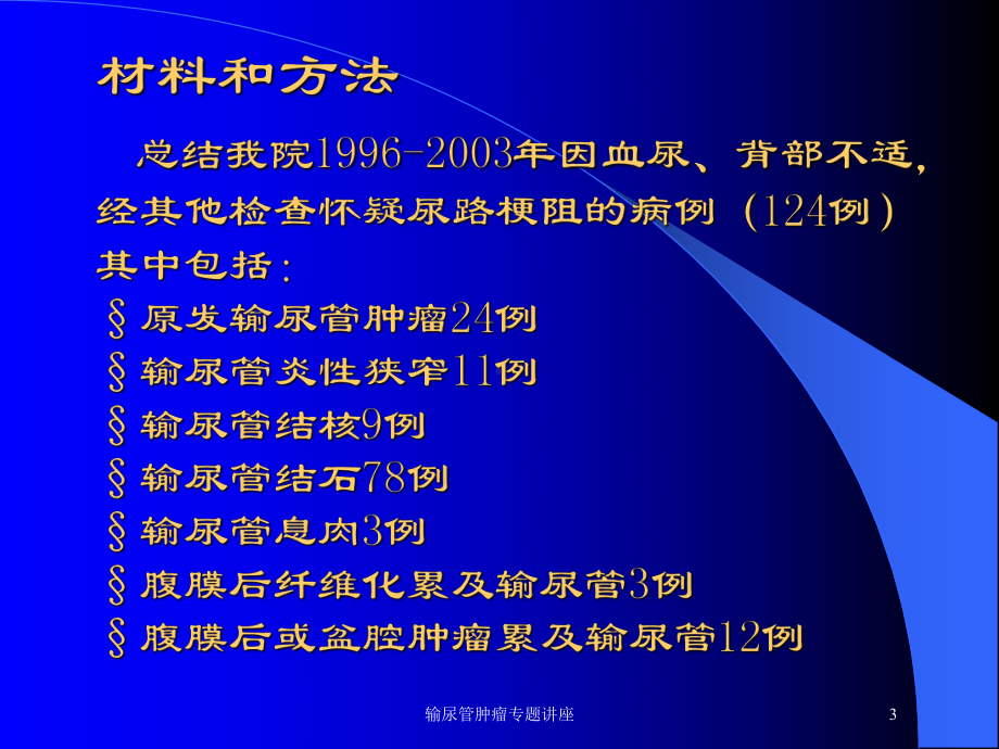 输尿管肿瘤专题讲座培训课件.ppt_第3页