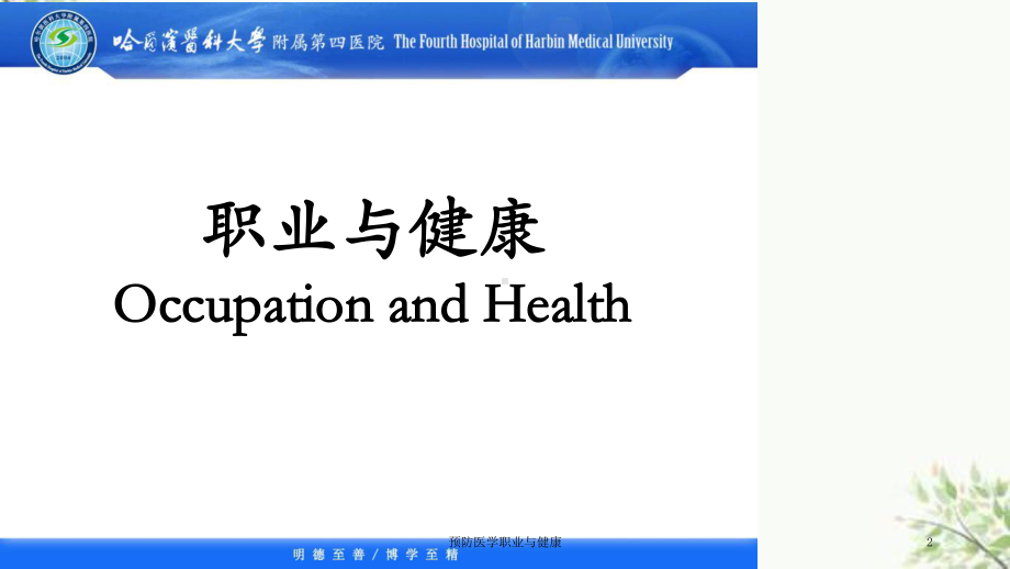 预防医学职业与健康课件.ppt_第2页