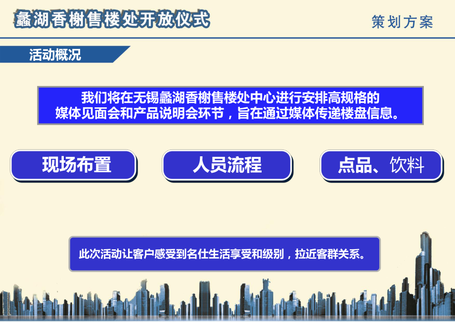 无锡蠡湖香榭售楼处开放仪式策划方案.ppt_第2页