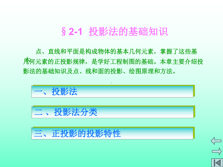 投影基础知识的应用教案课件.ppt_第2页