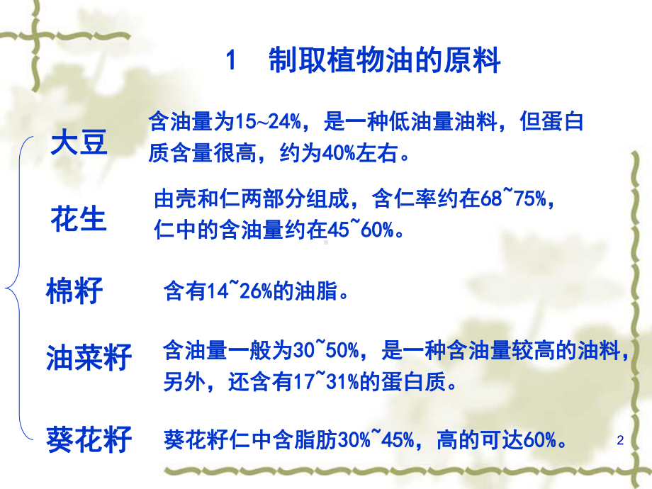 植物油生产与加工培训课件(-35张).ppt_第2页